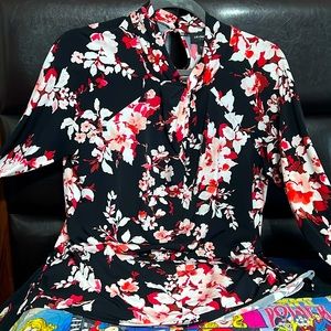 Soft and cool Liz Claiborne top; long sleeves. It’s a great blouse for work